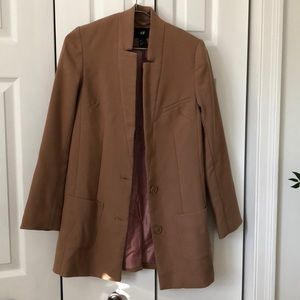 Beige/light brown H&M jacket.